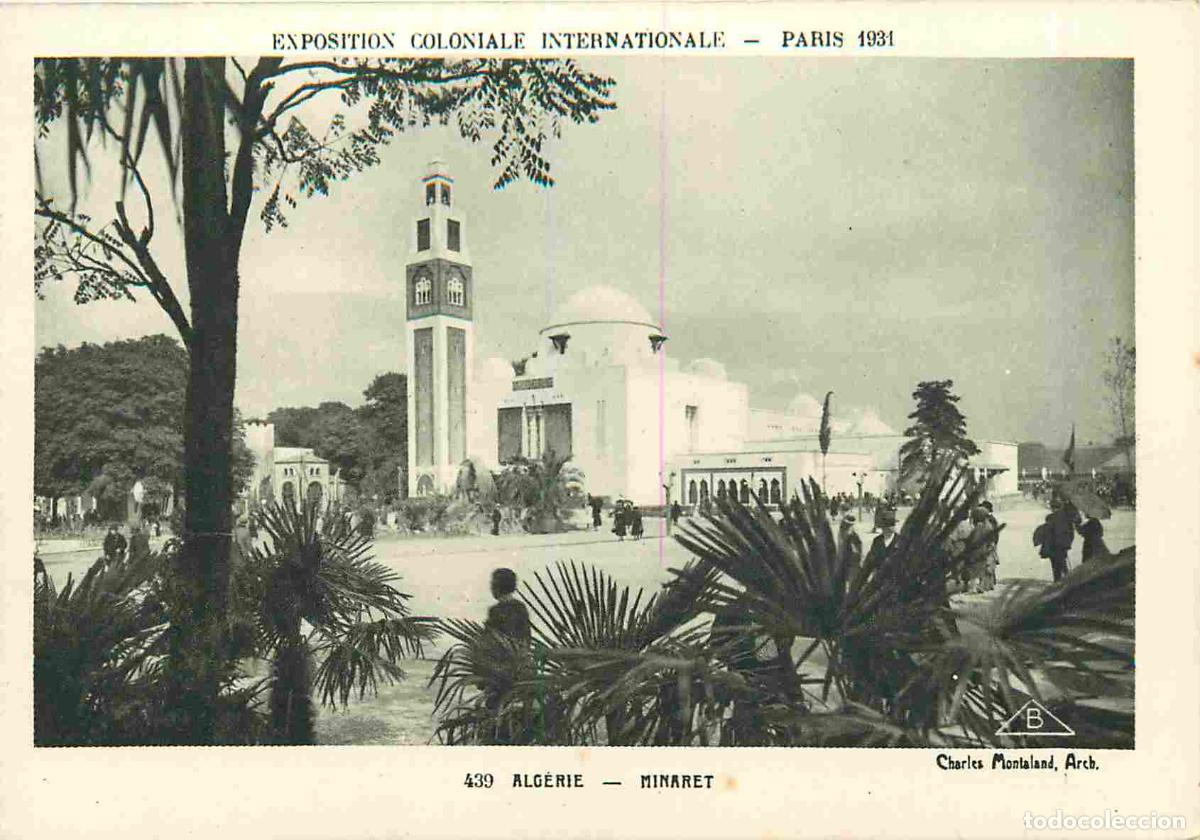 Postcards: Carte Postale Ancienne - 75 - Paris - Exposition coloniale internationale de 1931 - algerie minaret