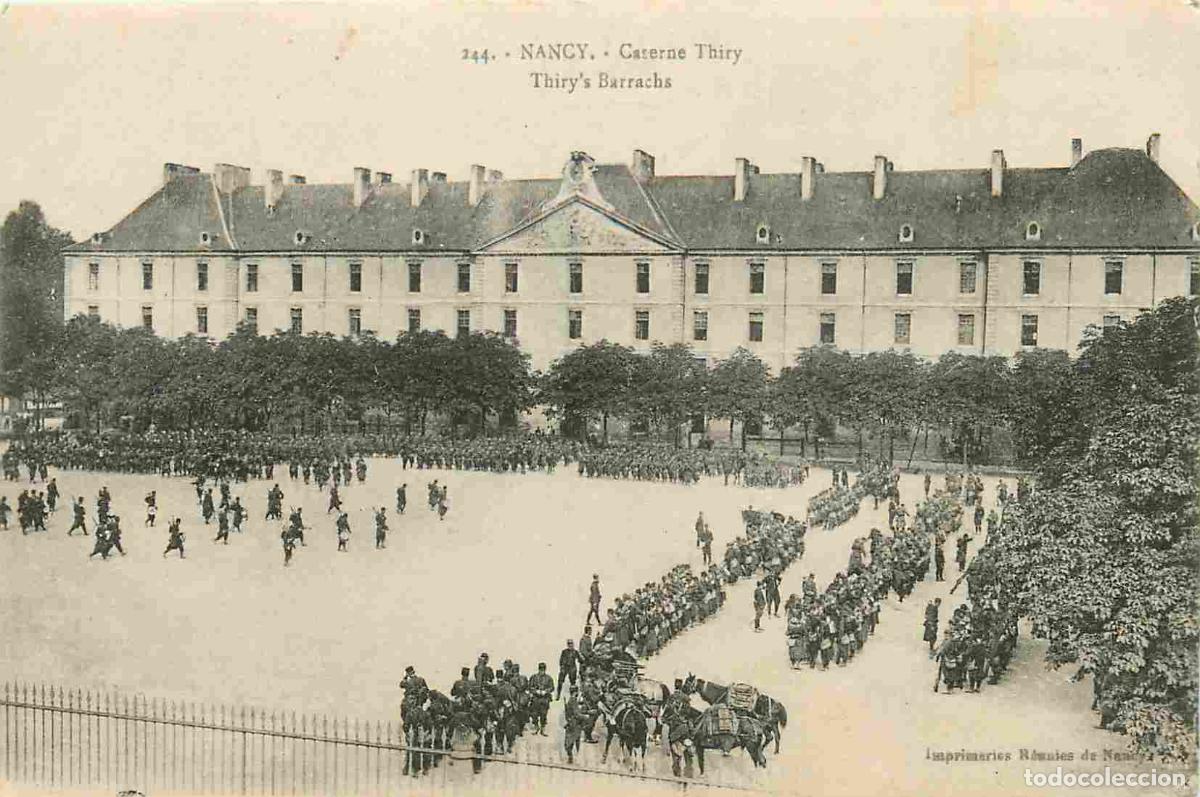 Postcards: Carte Postale Ancienne - 54 - Nancy - Caserne thiry - Anim&eacute;e - CPA - Voyag&eacute;e en 1919 - Voir Scans Re