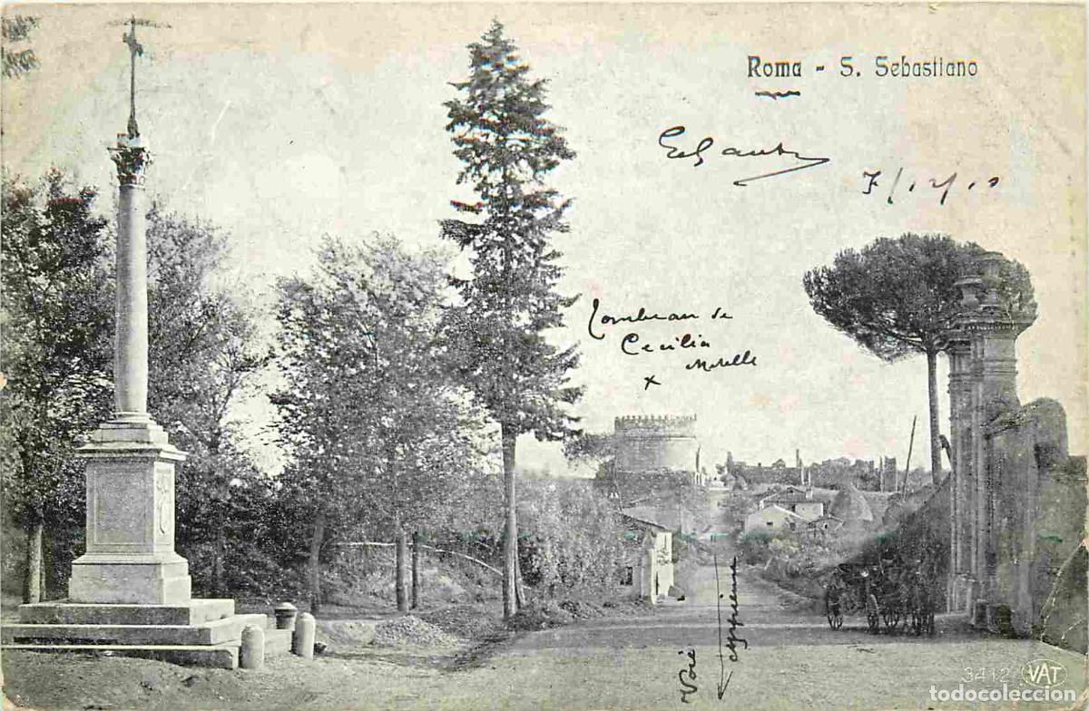 Postcards: Carte Postale Ancienne - Italie - Roma - Roma - S sebastiano - CPA - Oblit&eacute;ration de 1911 - Etat fro