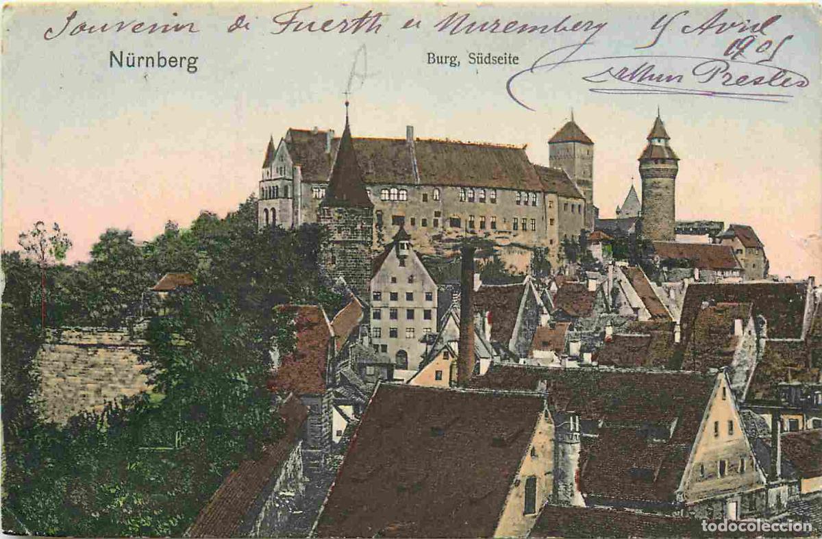 Postcards: Carte Postale Ancienne - Allemagne - Bayern - N&uuml;rnberg - Burg s&uuml;dseite - Coloris&eacute;e - CPA - Voir Scan