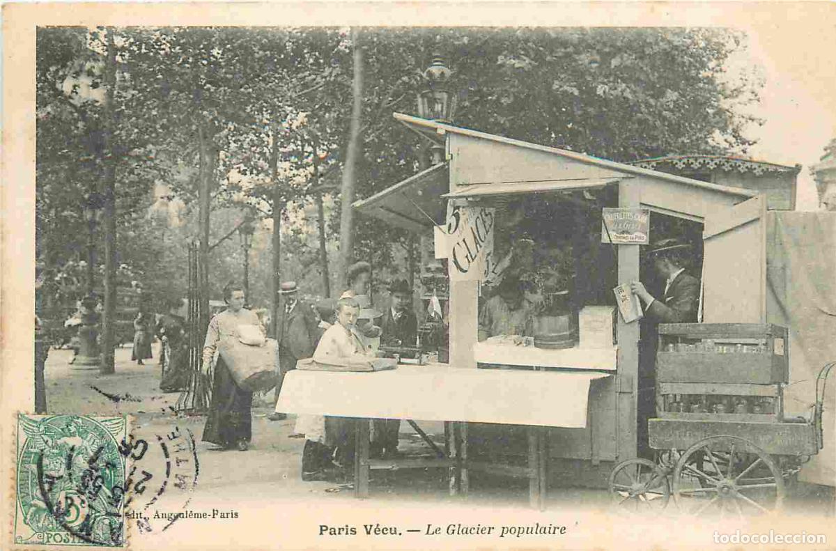 Postales: Carte Postale Ancienne - 75 - Paris - Paris V&eacute;cu - Le Glacier populaire - Anim&eacute;e - CPA - Oblit&eacute;ratio