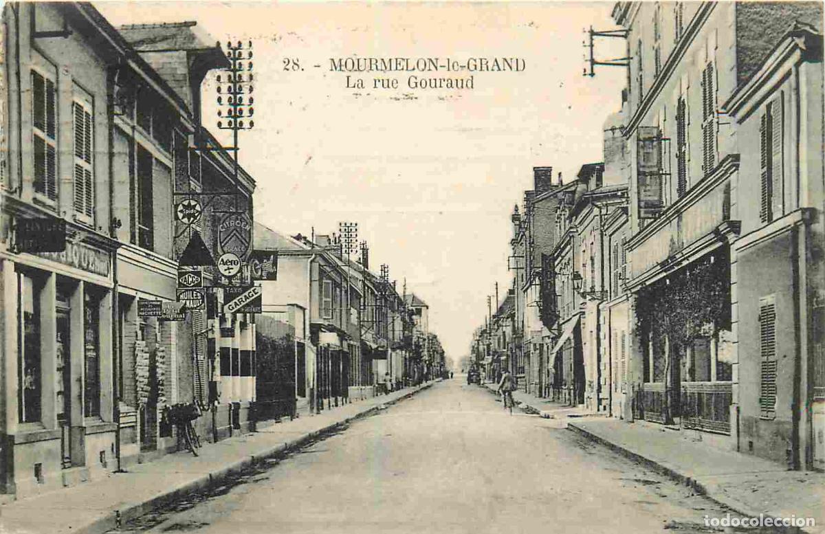 Cartes Postales: Carte Postale Ancienne - 51 - Mourmelon-le-grand - La rue gouraud - CPA - Oblit&eacute;ration de 1936 - Voi