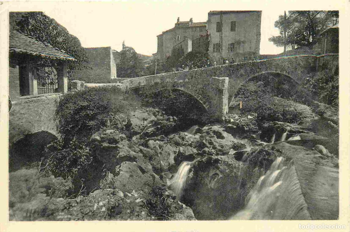 Postales: Carte Postale Ancienne - 83 - Trans - Le vieux pont et les cascades - CPSM format CPA - Oblit&eacute;ration