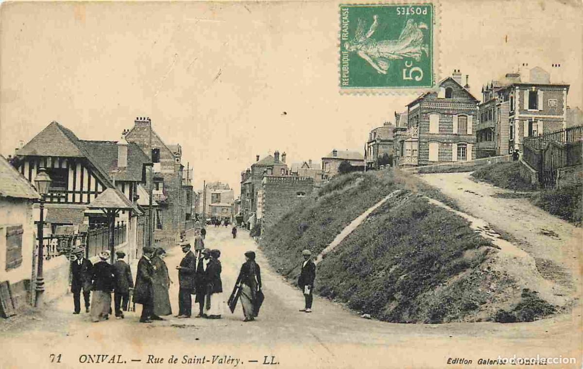 Postkarten: Carte Postale Ancienne - 80 - Onival - Rue de saint-val&eacute;ry - Anim&eacute;e - CPA - Voir Scans Recto-Verso