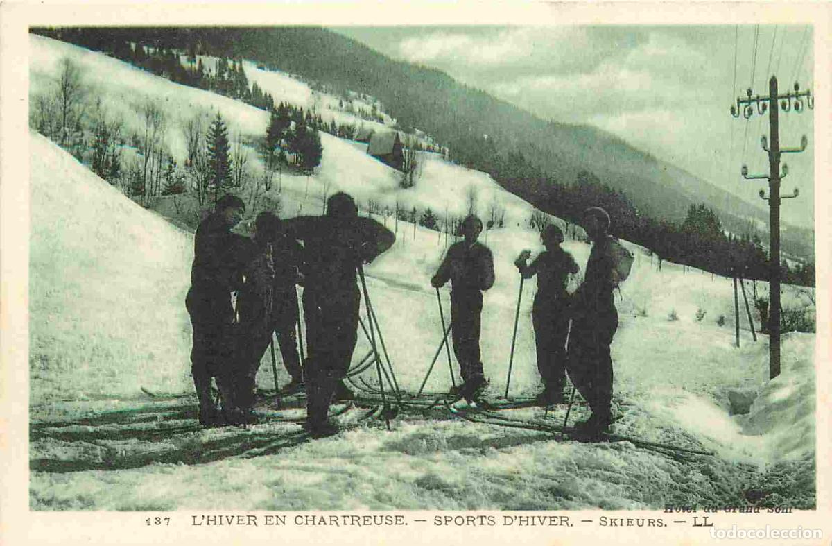 Cartes Postales: Carte Postale Ancienne - 38 - Saint-pierre-de-chartreuse - L'hiver en chartreuse - sports d'hiver -