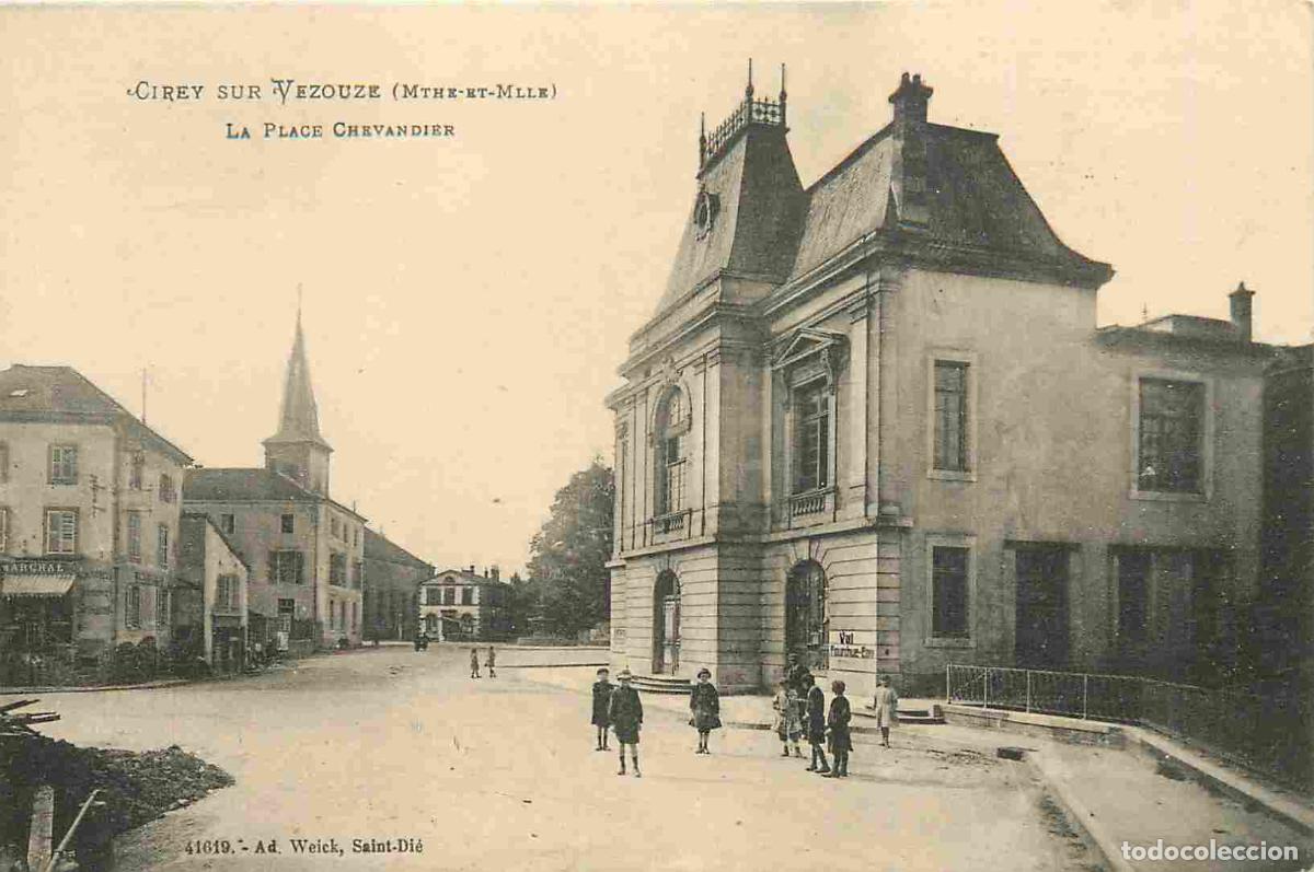 Postales: Carte Postale Ancienne - 54 - Cirey sur vezouze - La place chevandier - Anim&eacute;e - CPA - Voir Scans Re