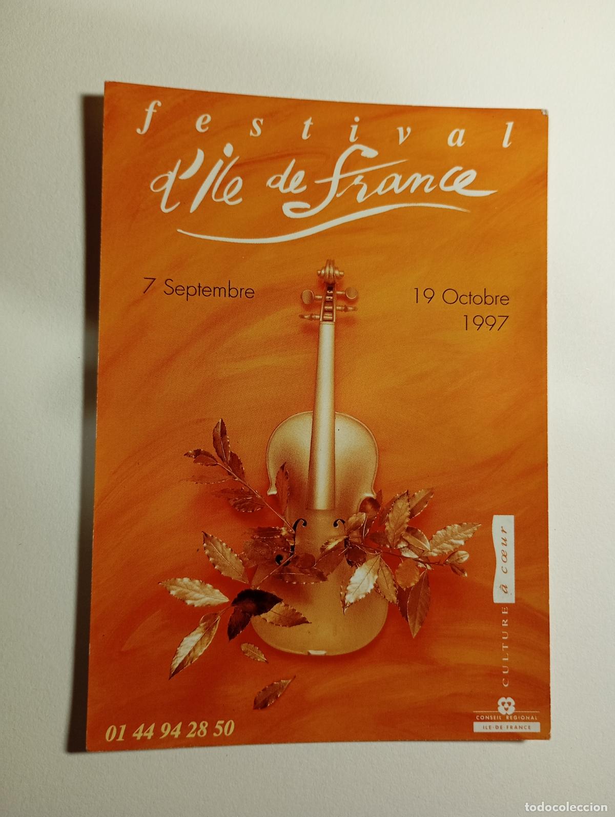 Postales: POSTAL FESTIVAL D'ILE DE FRANCE 1997. TDKP26Z4