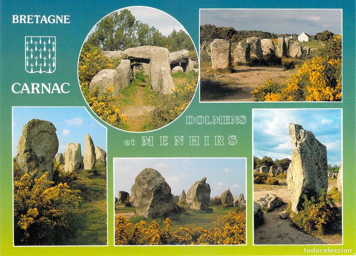 Postales: Postal Carnac Breta&ntilde;a Francia D&oacute;lmenes y Menhires Megalitos