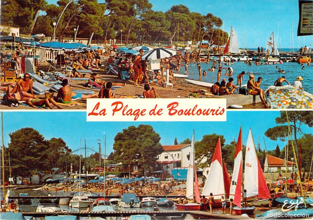 Postales: Tarjeta Postal La Plage de Boulouris y Puerto en Saint-Rapha&euml;l