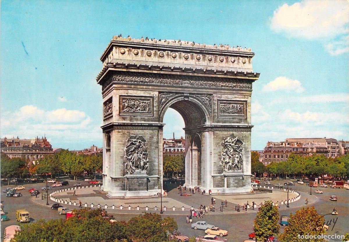Postcards: Postal Arco de Triunfo de la Estrella en Par&iacute;s, Francia