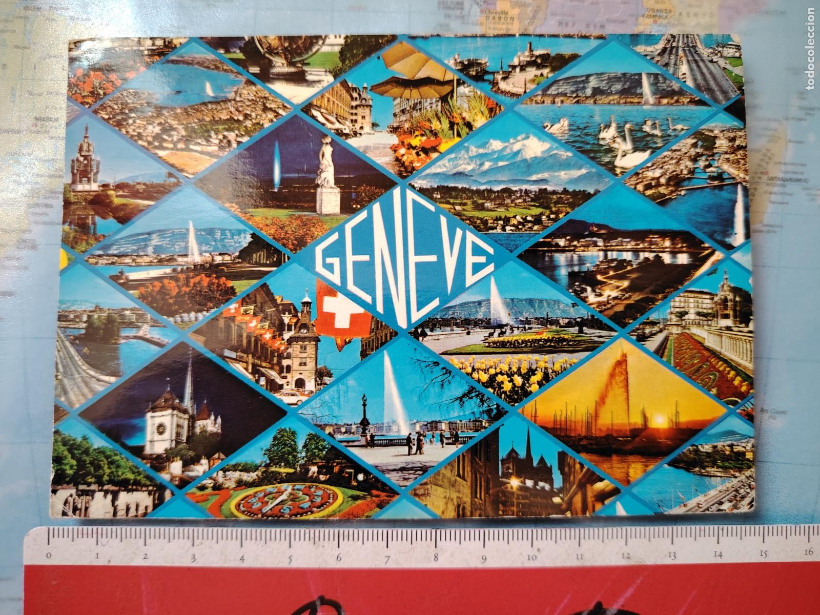 Postales: Varias vistas Gen&egrave;ve - Ginebra