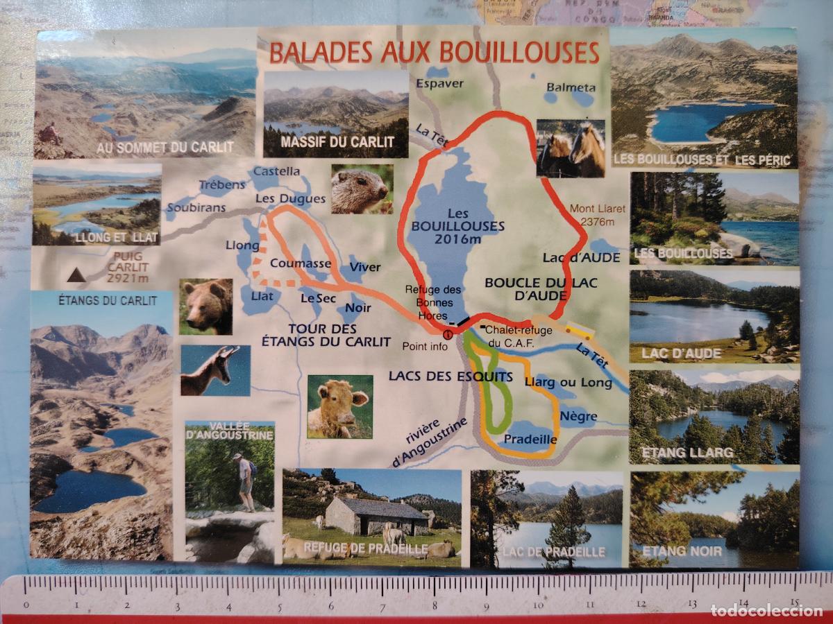 Postales: postal lago les Bouillouses - pirineos catalanes fanceses