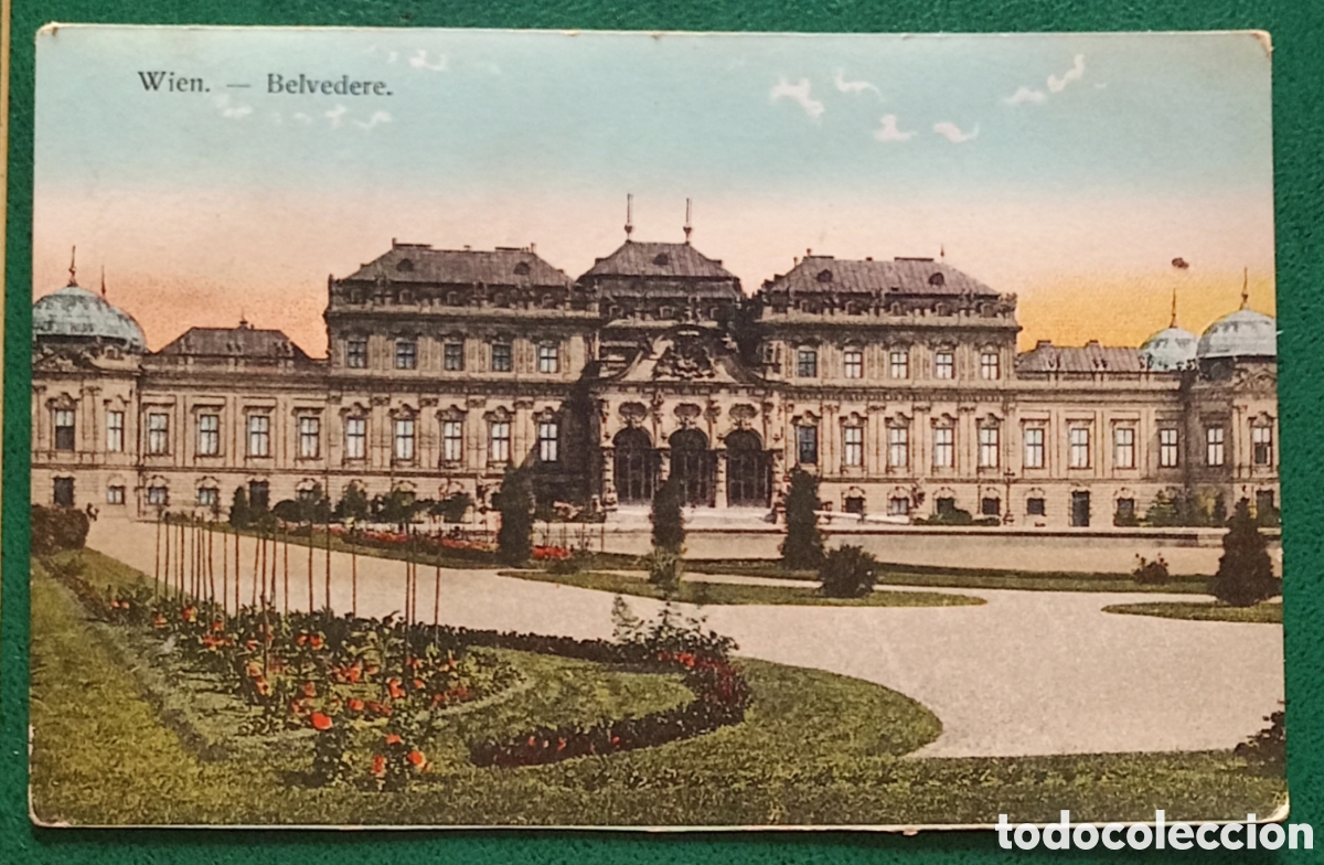 Postales: Austri 1909 - Imperio Austro-H&uacute;ngaro - Postal circulada - Wien-Belvedere