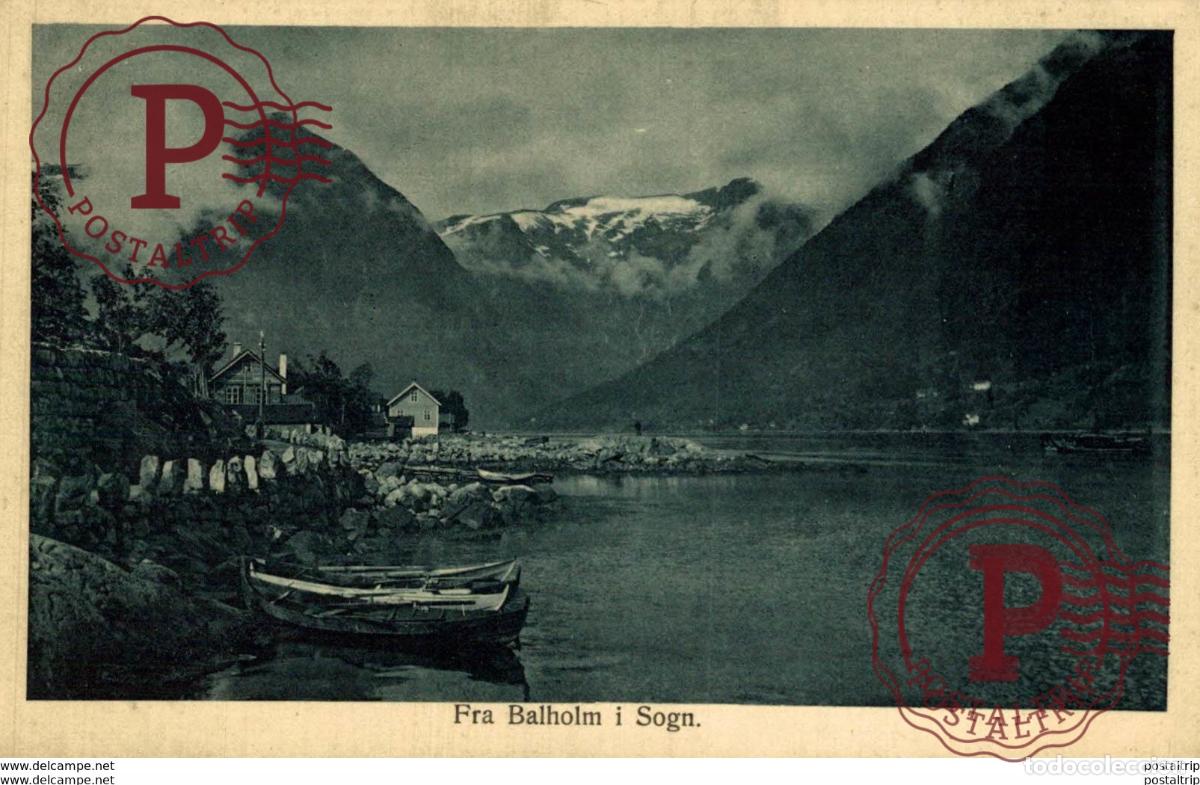 Postcards: FRA BALHOLM I SOGN NORWAY NORUEGA NORGE NORVEGE