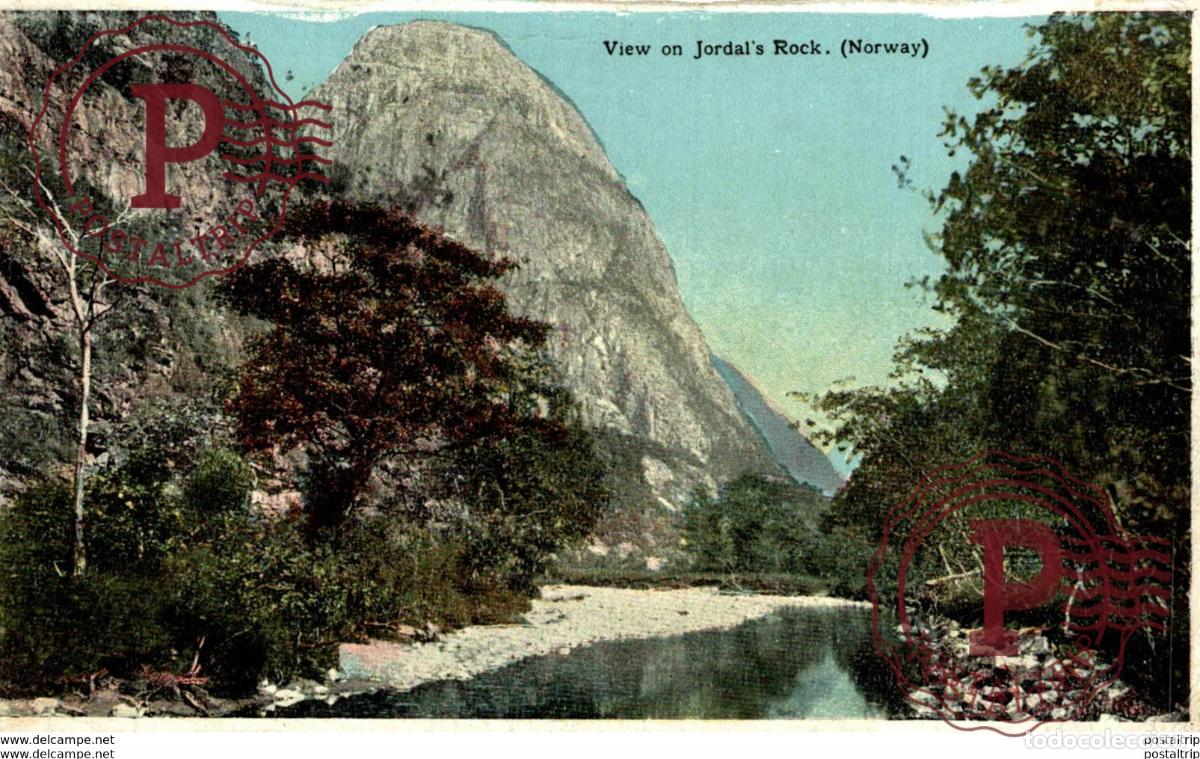 Postcards: VIEW ON JORDALS ROCK NORWAY NORUEGA NORGE NORVEGE