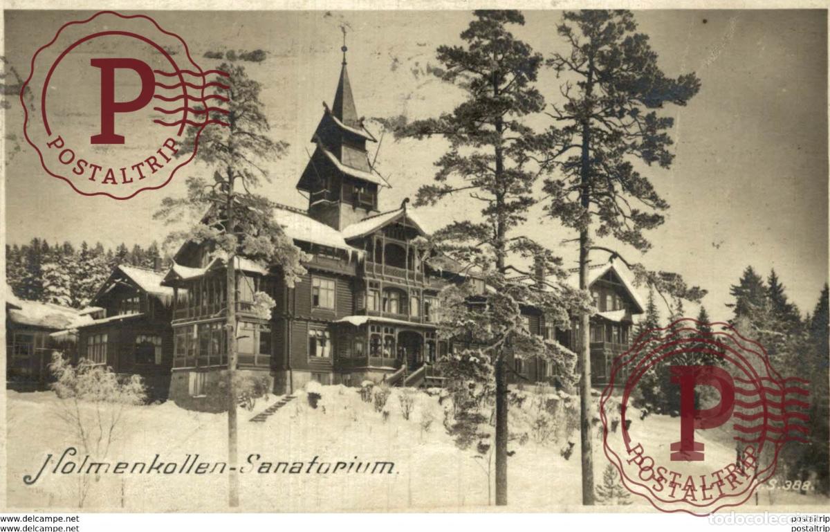 Postcards: HOLMENKOLLEN SANATORIUM NORWAY NORUEGA NORGE NORVEGE