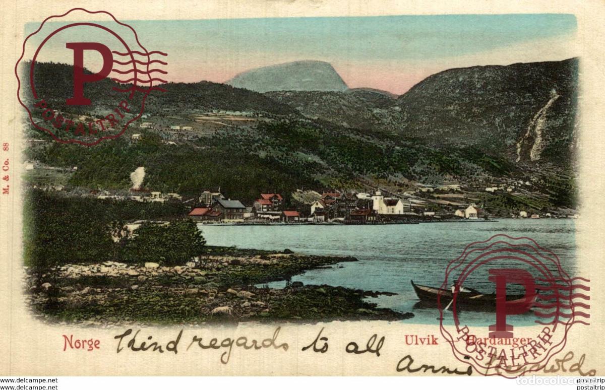Postcards: NORGE ULVIK HARDANGER NORWAY NORUEGA NORGE NORVEGE