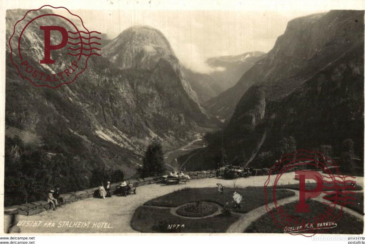 Postcards: VISIT FRA STALHEIM HOTEL