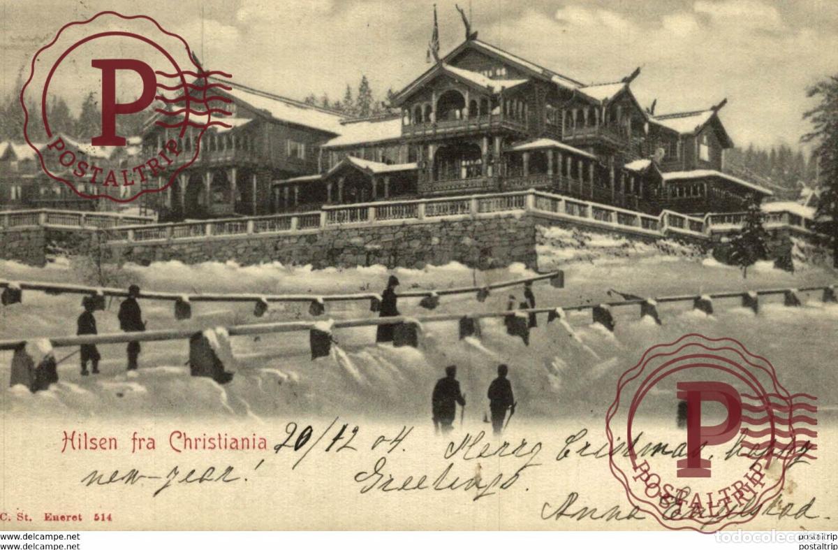 Postcards: HILSEN FRA CHRISTIANIA Norwegen NORWAY NORUEGA NORGE NORVEGE