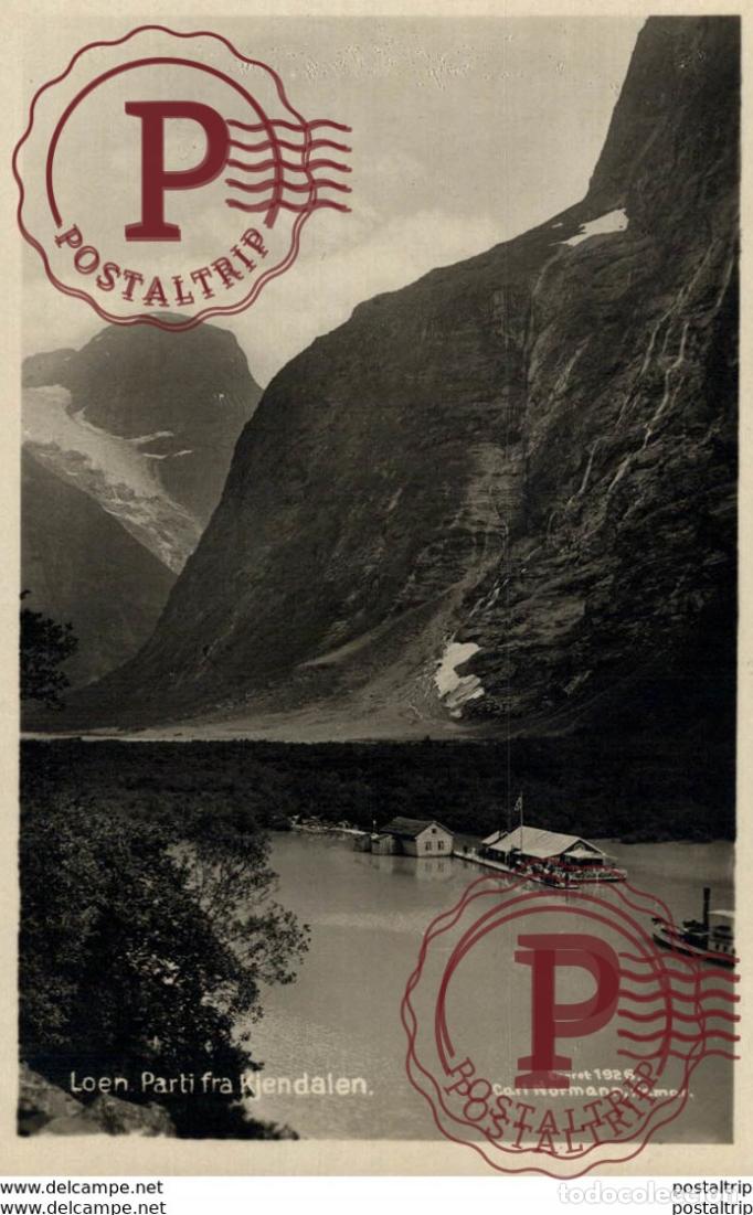 Cartes Postales: Loen Parti fra Kjendalen . NORUEGA NORWAY NORGE. BERGEN - VED BYPARKEN