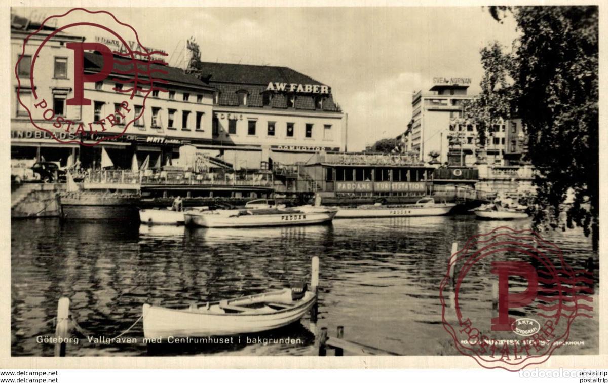 Cartes Postales: G&ouml;teborg Vallgraven. NORUEGA NORWAY NORGE. BERGEN - VED BYPARKEN