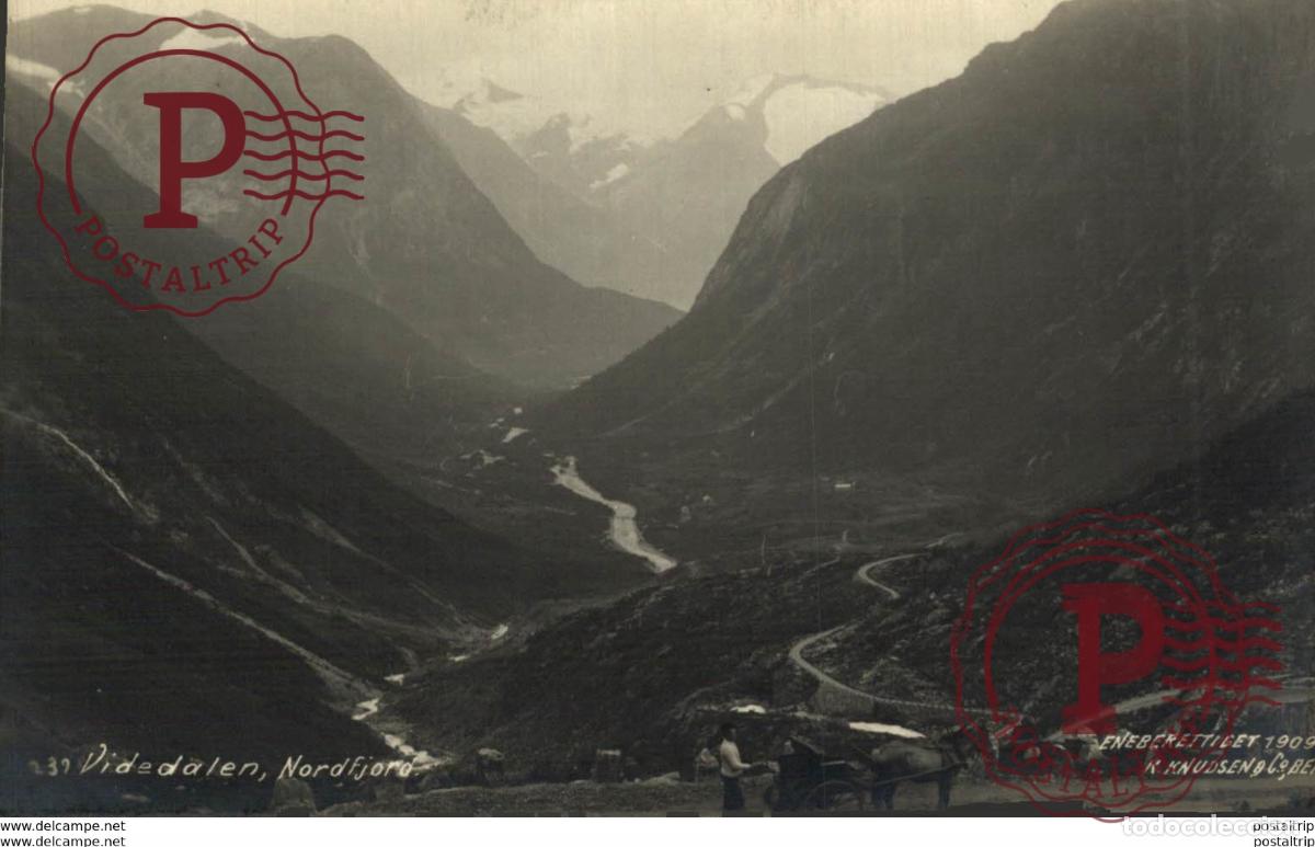 Cartes Postales: Nordfjord - Videdalen. NORUEGA NORWAY NORGE. BERGEN - VED BYPARKEN