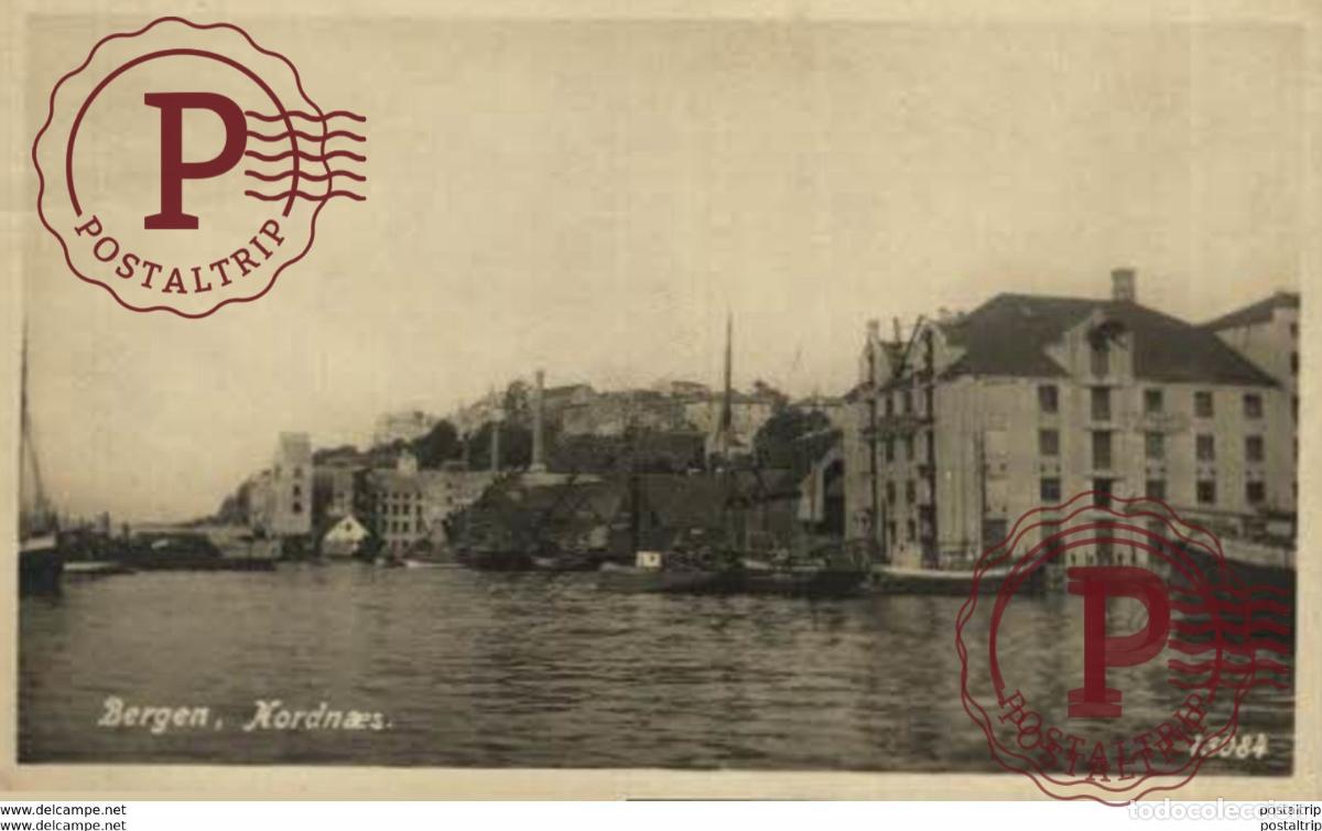 Postales: NORUEGA NORWAY NORGE. BERGEN NORDN&AElig;S. - REAL PHOTO