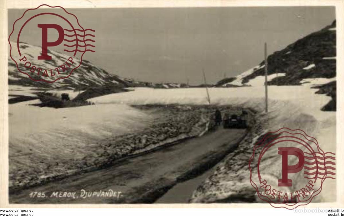 Postales: NORUEGA NORWAY NORGE. MEROK DJUPVANDSHYTTEN