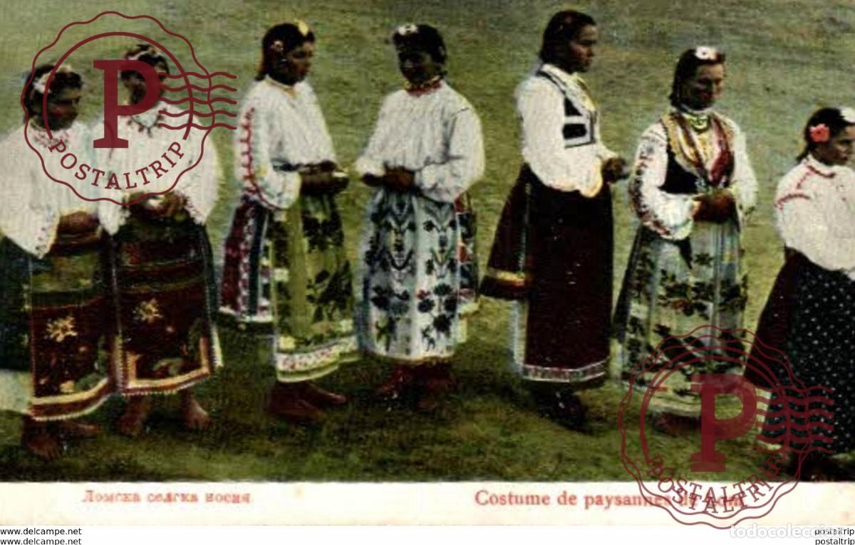 Postales: COSTUMES PAYSANNES DE LOM