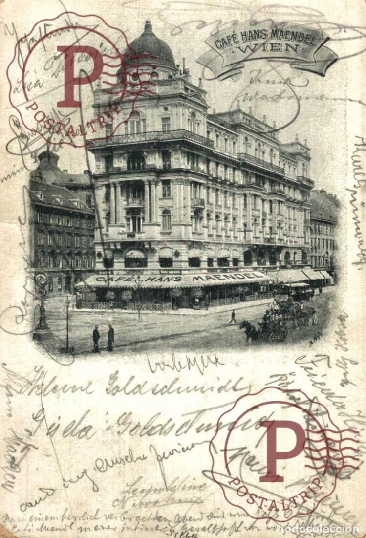 Postales: AUSTRIA. WIEN. CAFE HANS MAENDEL.