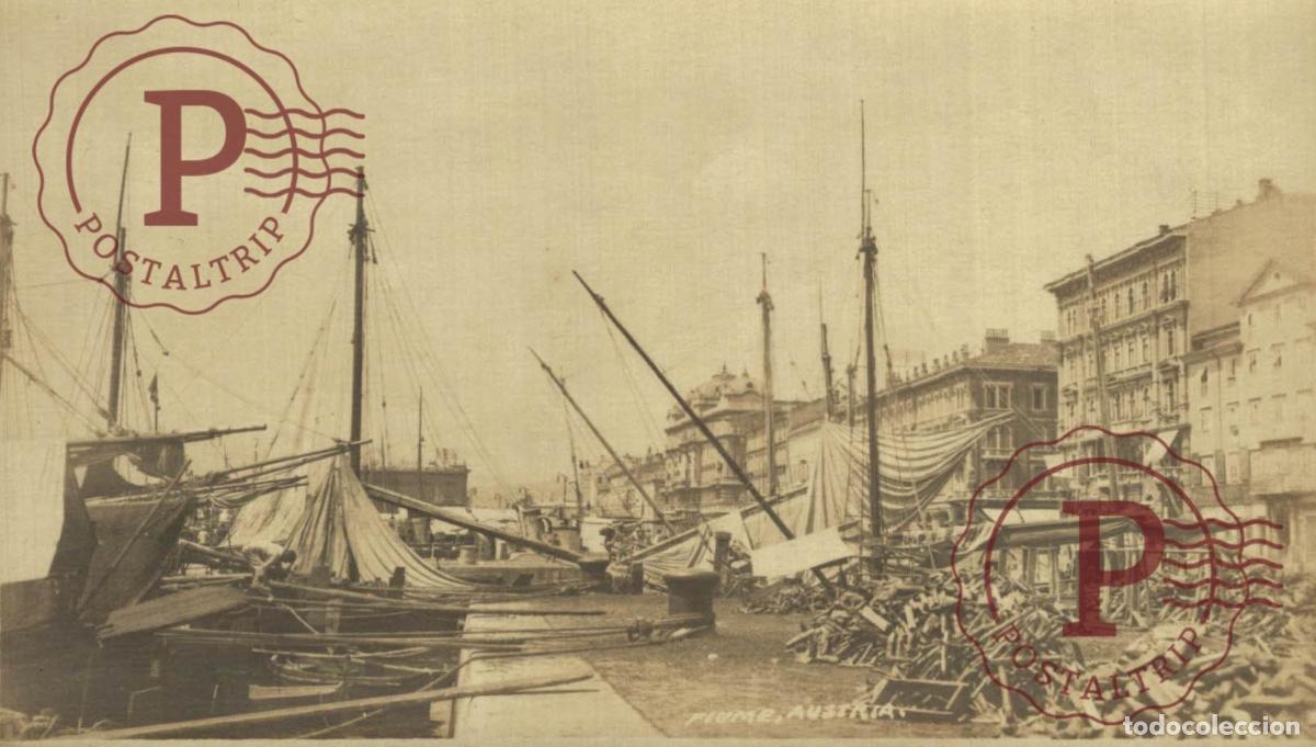 Postales: AUSTRIA. FIUME. RPPC. FOTOGRAFICA. REAL PHOTO. BARCO BATEAU SHIP