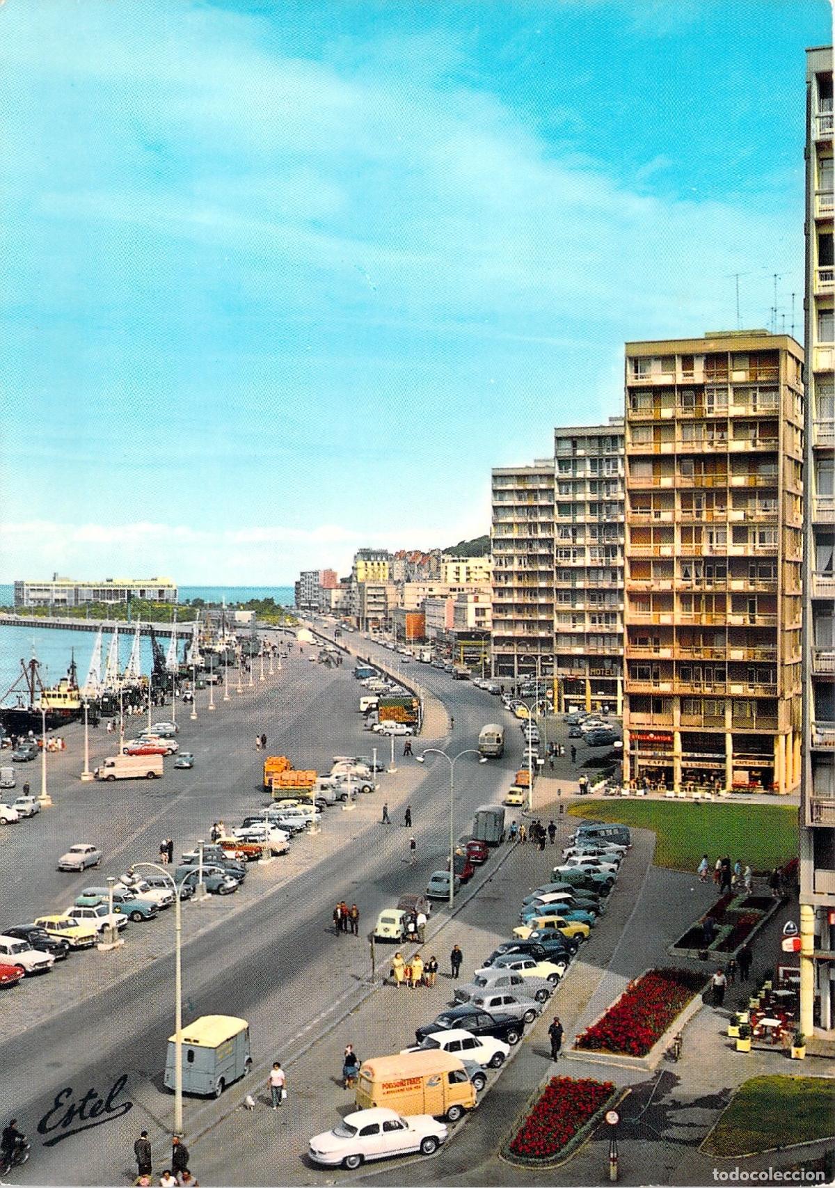 Postales: Postal de Boulogne-sur-Mer, Francia - Vista del Quai Gambetta