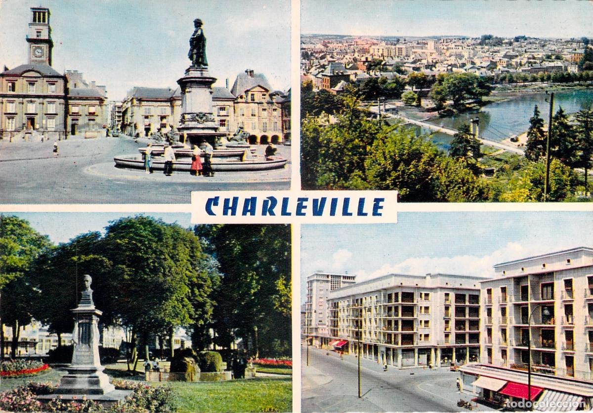 Postales: Postal Multi-vista de Charleville Ardennes Francia