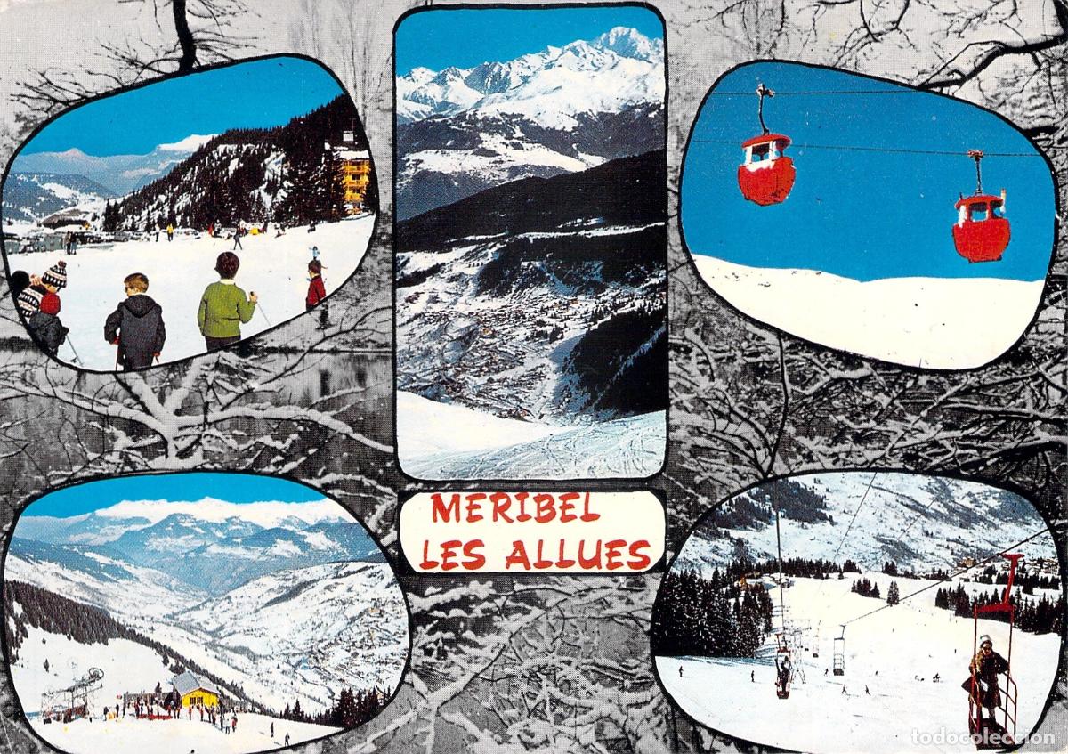 Postales: Postal de Meribel Les Allues, Saboya, Francia - Multivista de Esqu&iacute;
