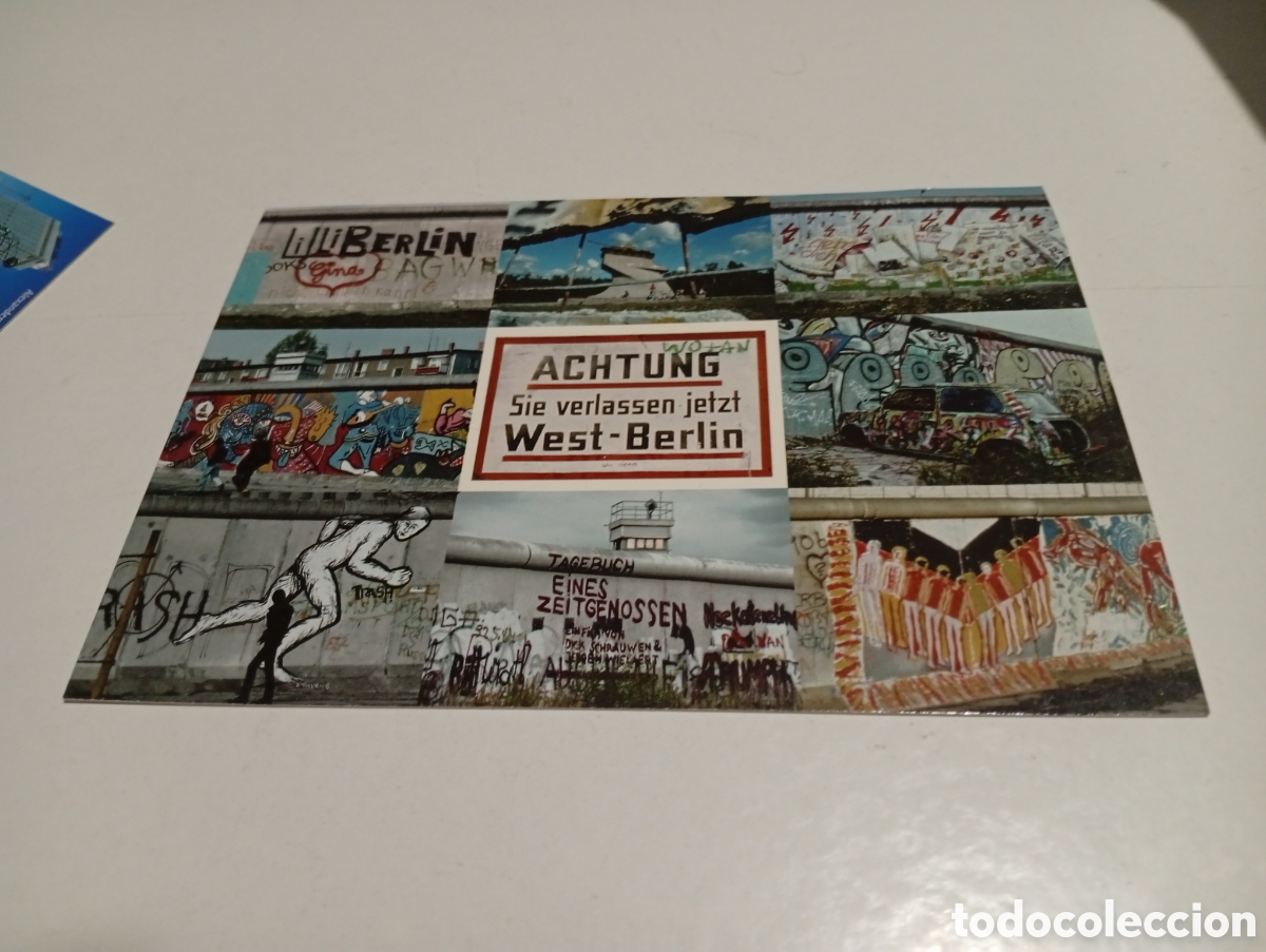 Postales: Postal Berl&iacute;n muro ....