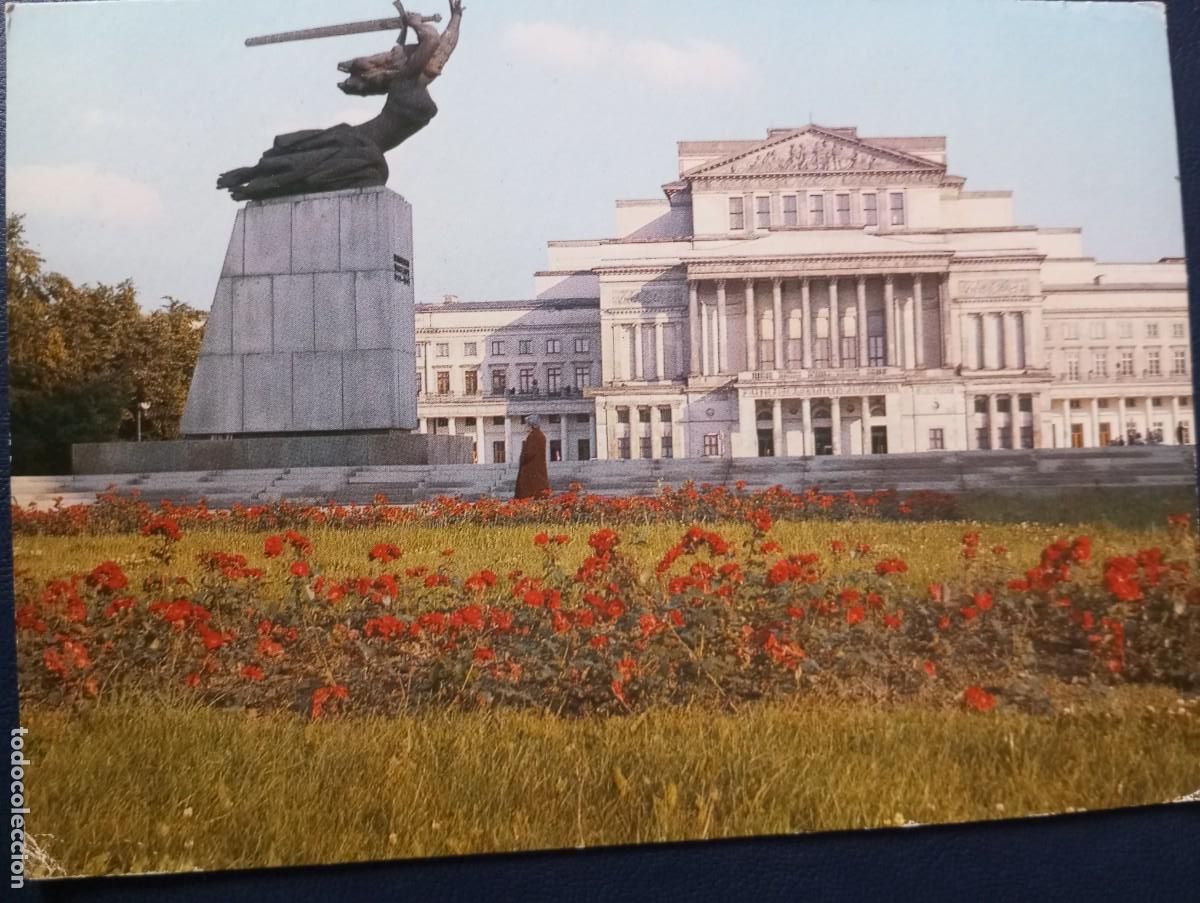 Postales: POSTAL P0LACA, 187, MONUMENTO A LOS M&Aacute;RTIRES,CIRCULADA