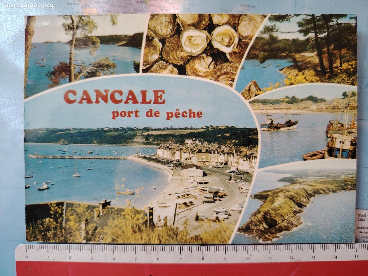 Postales: postal de 5 vistas de la ciudad de Cancale - Francia - ostras