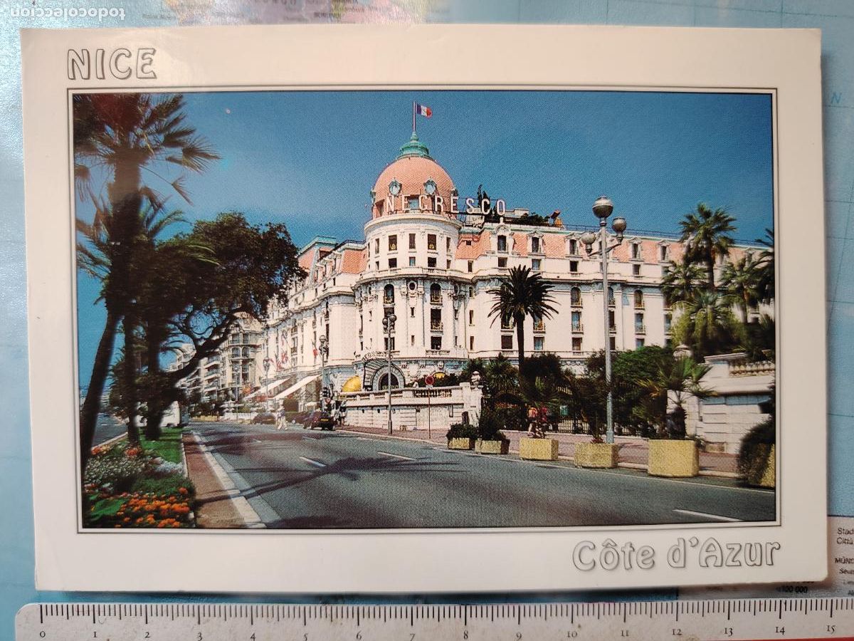 Postales: postal de la promenade des anglais et h&ocirc;tel Negresco - Niza Nice - Francia