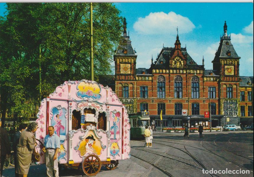 Postales: HOLANDA, AMSTERDAM, ESTACI&Oacute;N CENTRAL - SLEDING N&ordm;935.104 - S/C