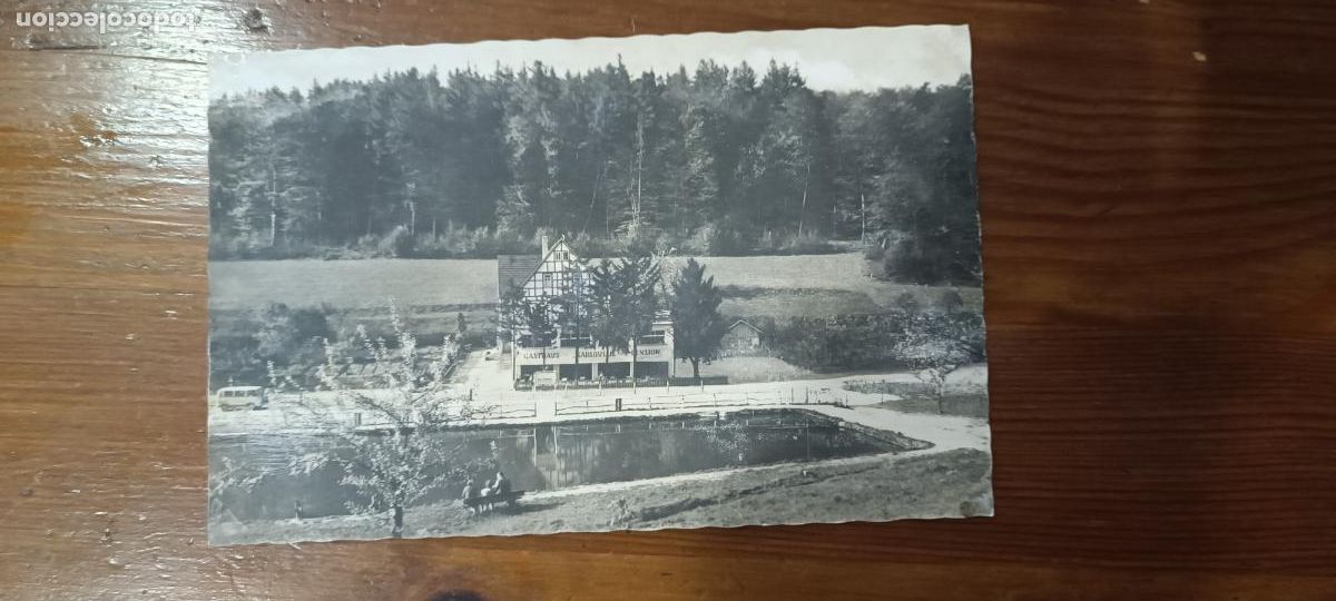 Postales: POSTAL GASTHAUS ALEMANIA - PENSION KAHLQUELLE 8752 AERO BILD VERLOG FULDA