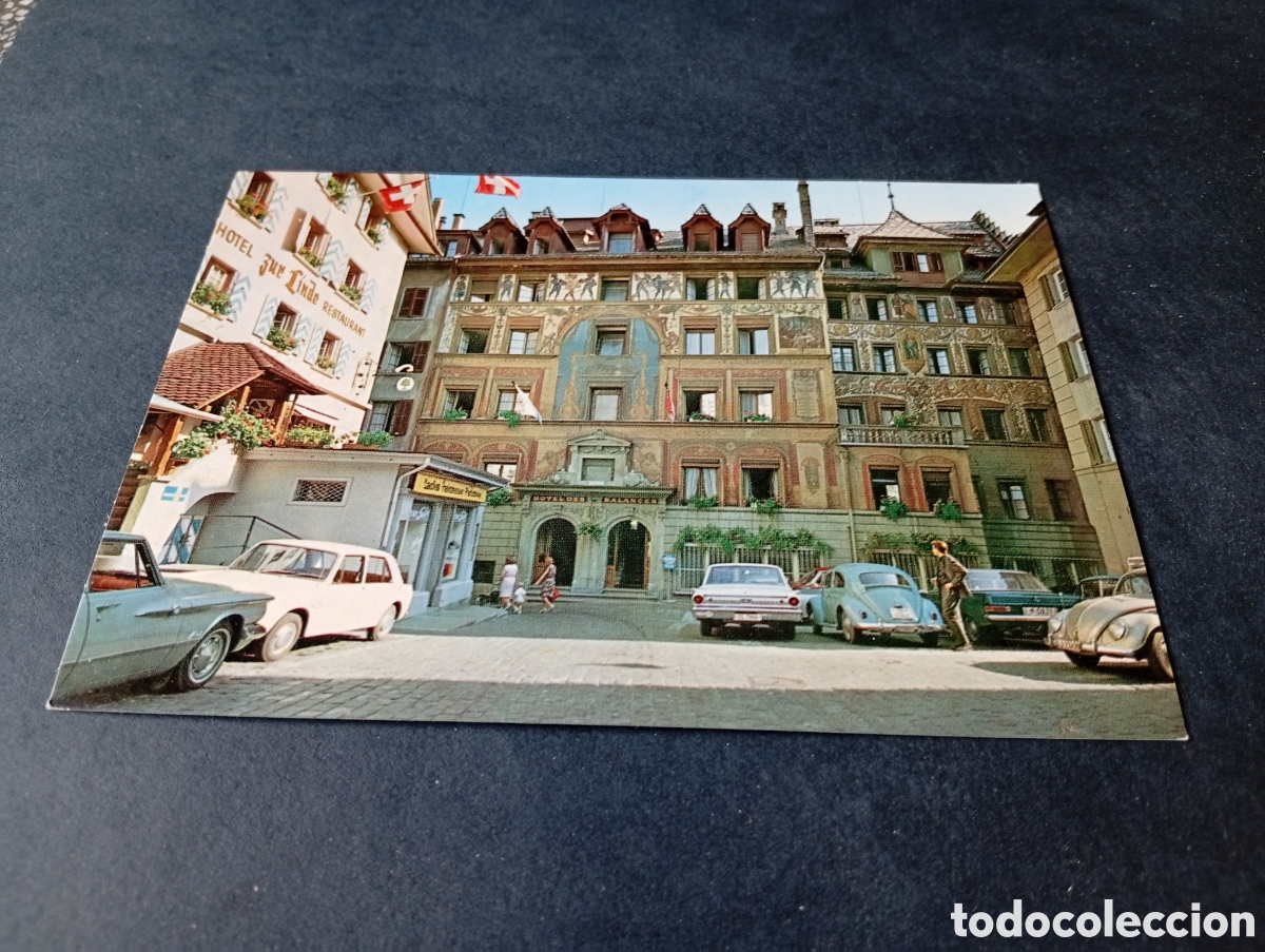 Postales: Postal Luzern hotel des balances