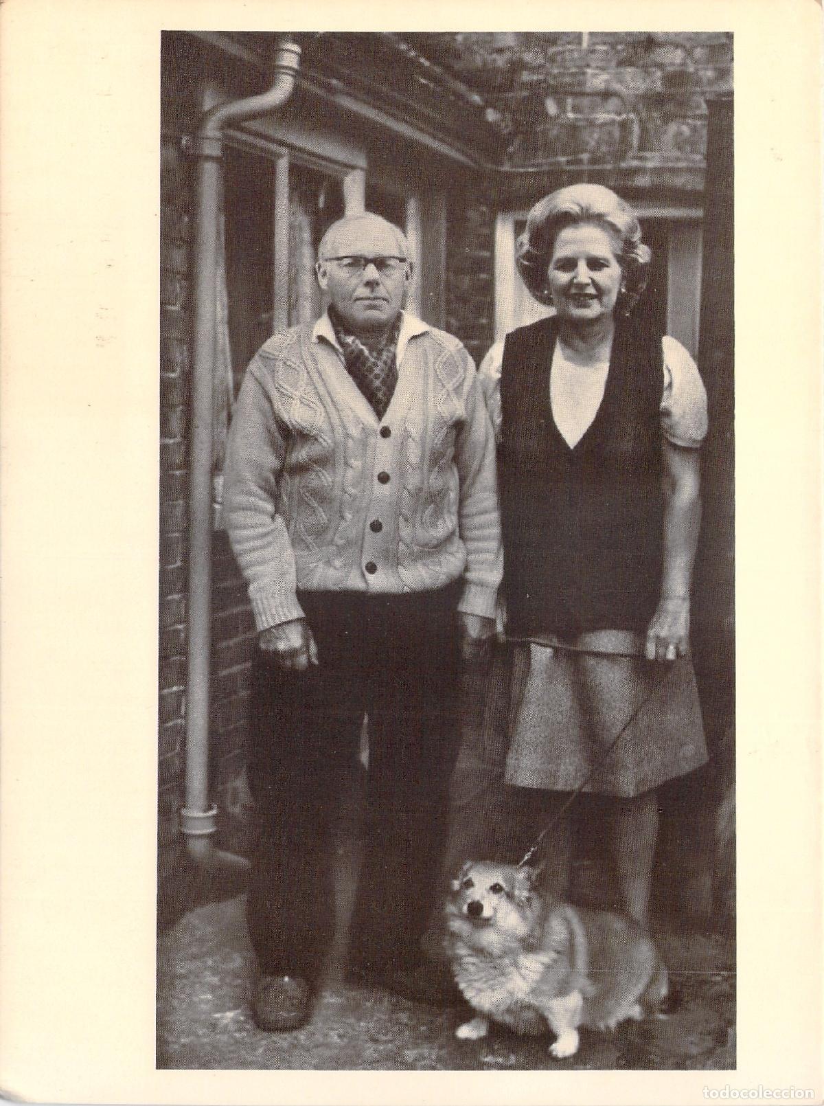 Postales: Postal S&aacute;tira Pol&iacute;tica Margaret Thatcher Dennis n' Marge Michael Bennett