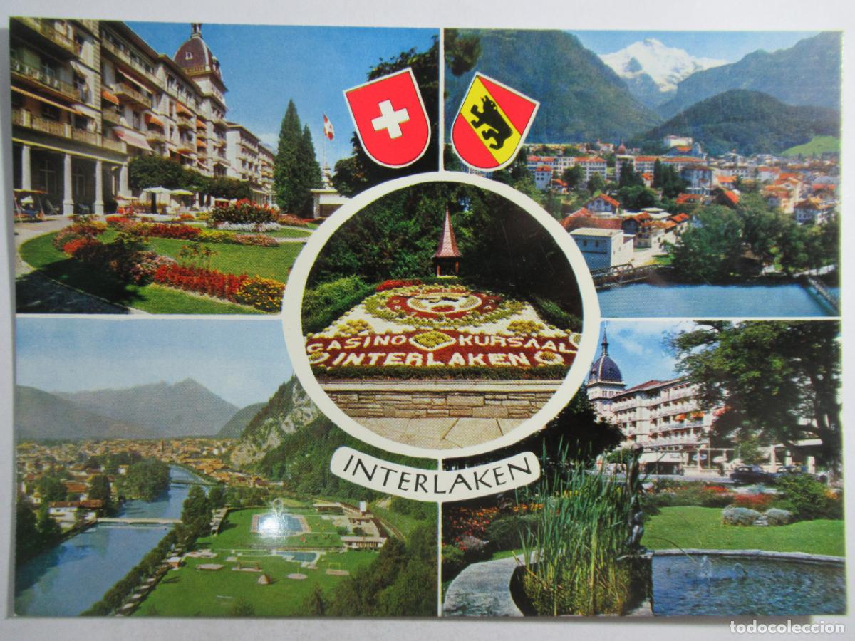 Postales: Interlaken - Diversos aspectos - S/C - Foto 1