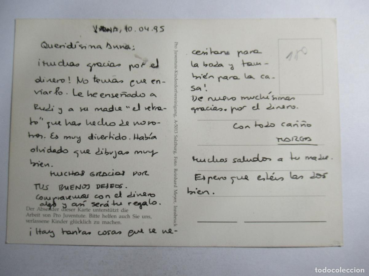 Postales: Postal Viena - Escrita - Foto 2