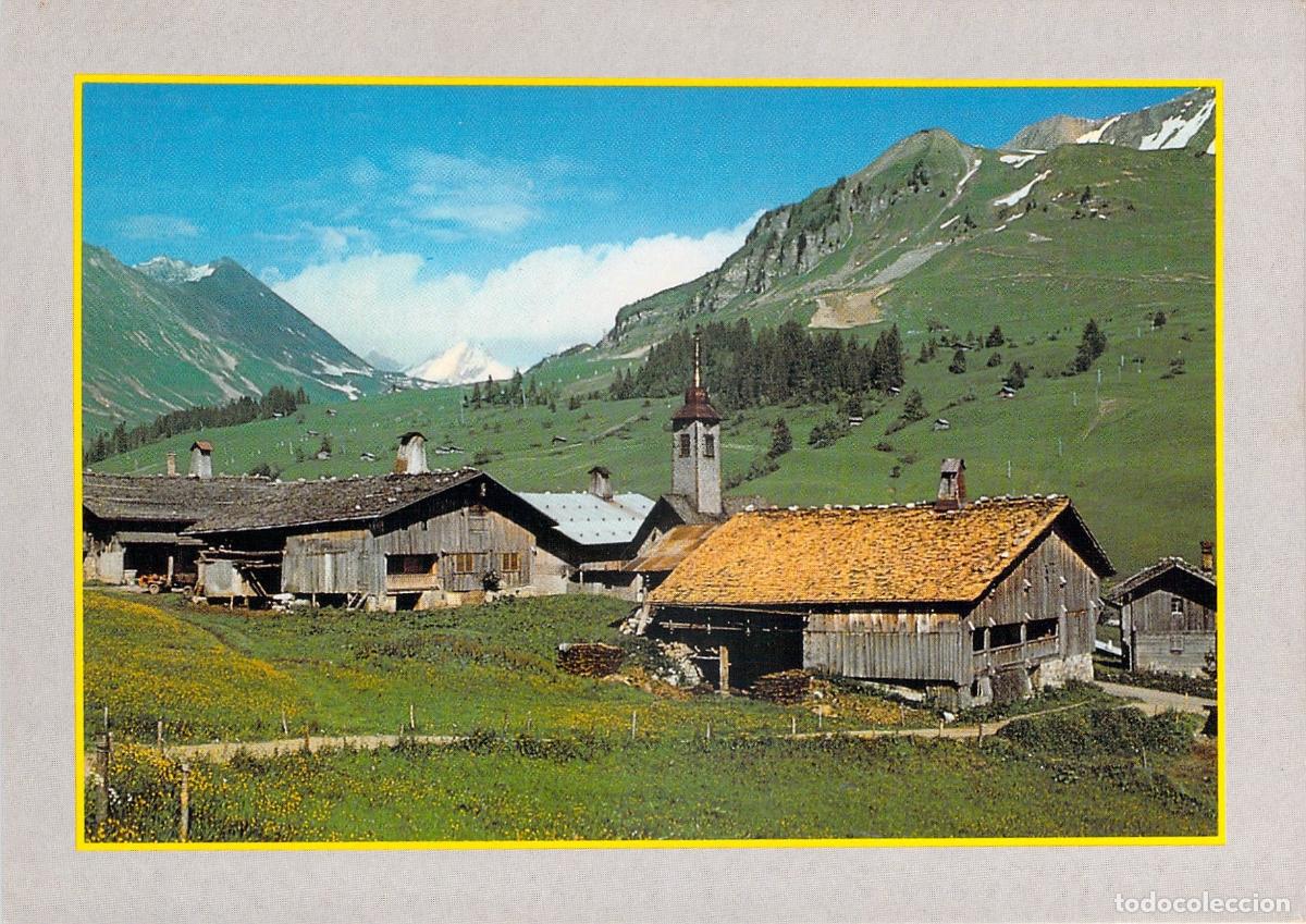 Postales: Postal de un Antiguo Pueblo en los Alpes Franceses