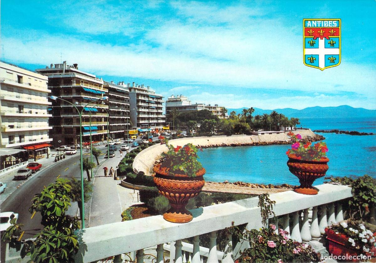 Postales: Postal de Antibes, Boulevard du Cap e I&rsquo;Ilette, Costa Azul