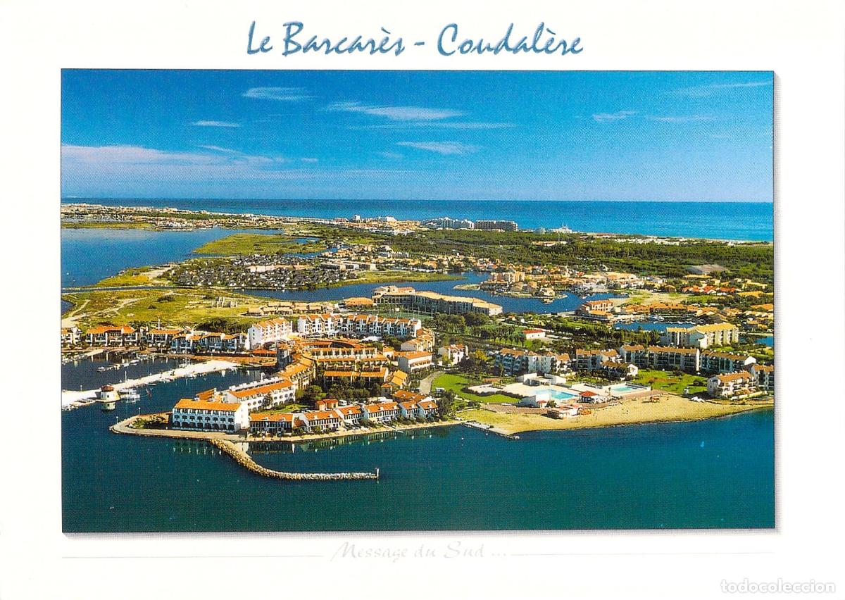Cartoline: Postal de Vista A&eacute;rea de Le Barcar&egrave;s y la Coudal&egrave;re, Francia