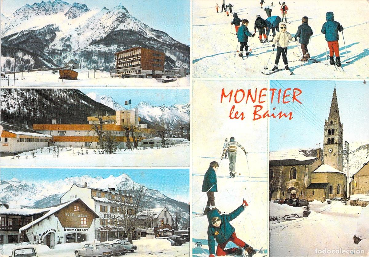 Cartoline: Postal Multivista de Le Mon&ecirc;tier-les-Bains, Alpes Franceses