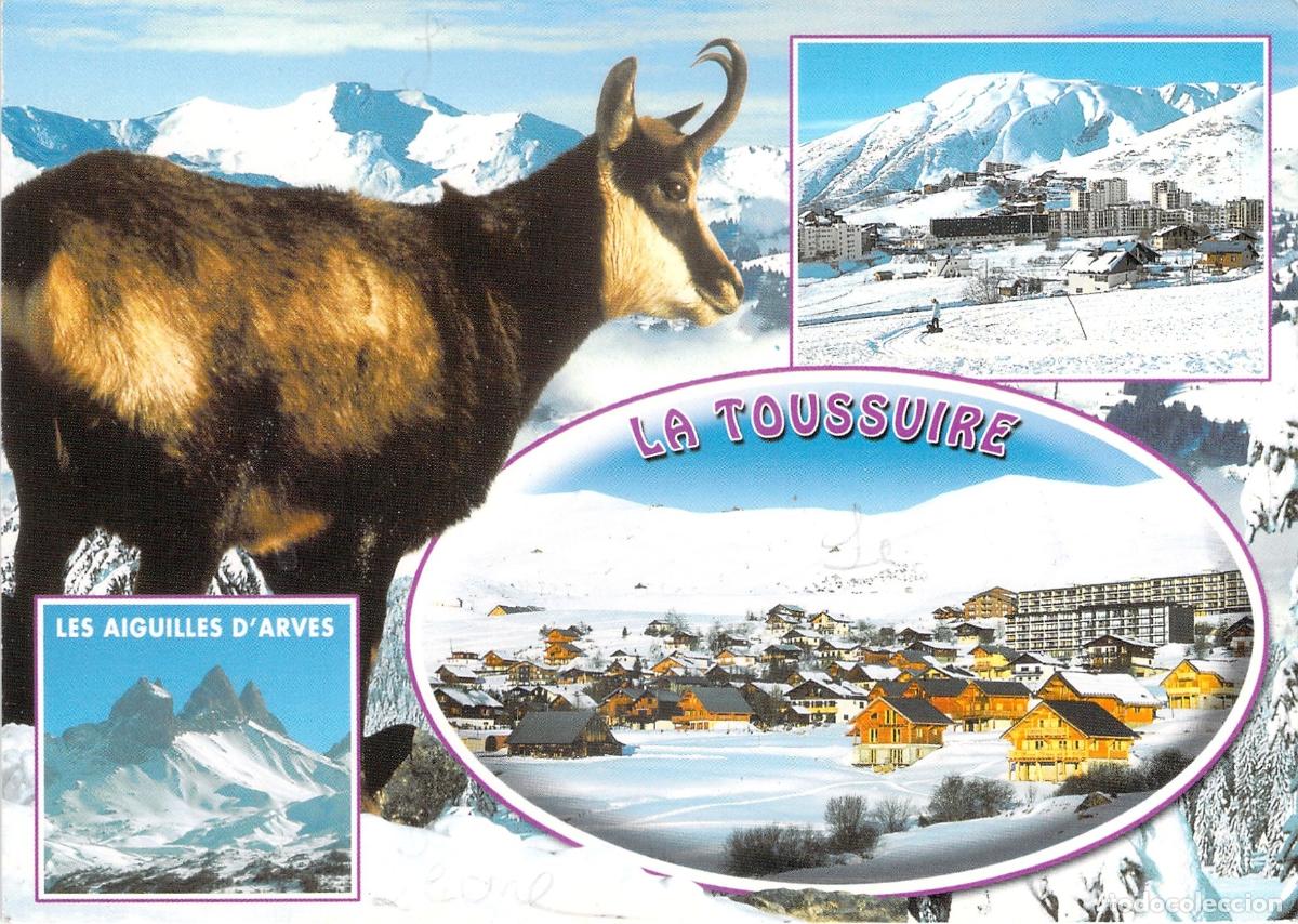 Cartoline: Postal de La Toussuire Alpes Franceses Saboya Monta&ntilde;a
