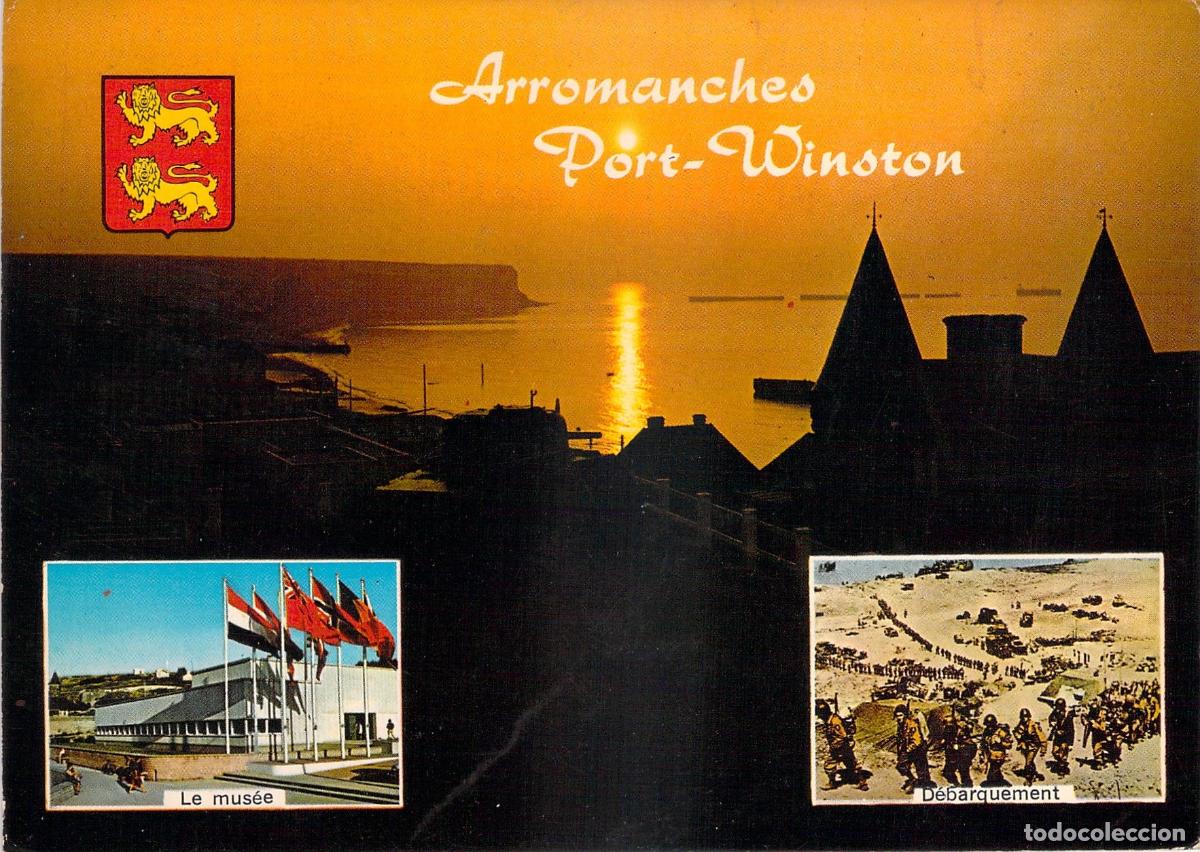 Postales: Postal de Arromanches Port-Winston Normand&iacute;a Francia